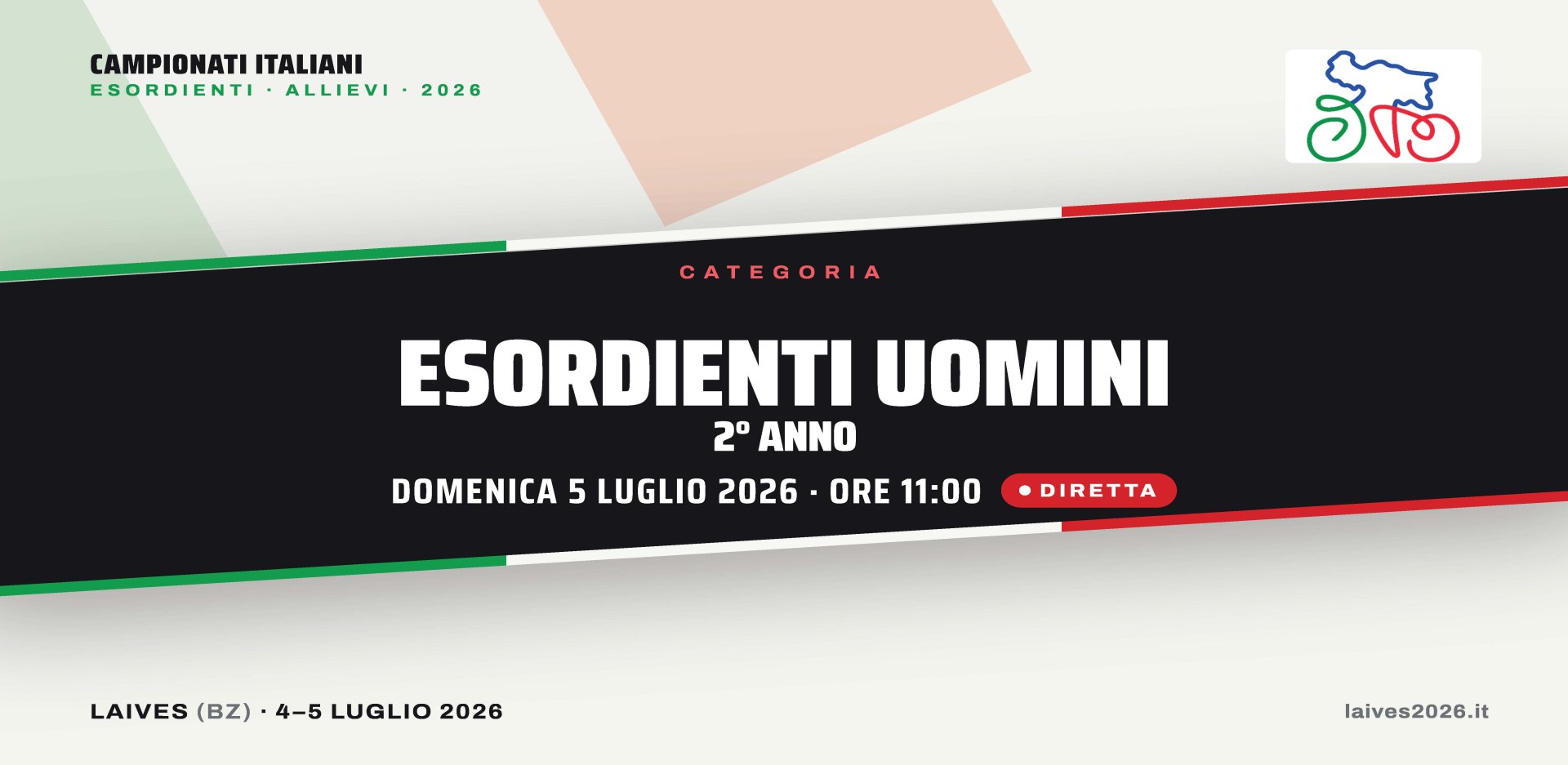 LAIVES2026 - Campionati Italiani - Esordienti uomini 2° anno