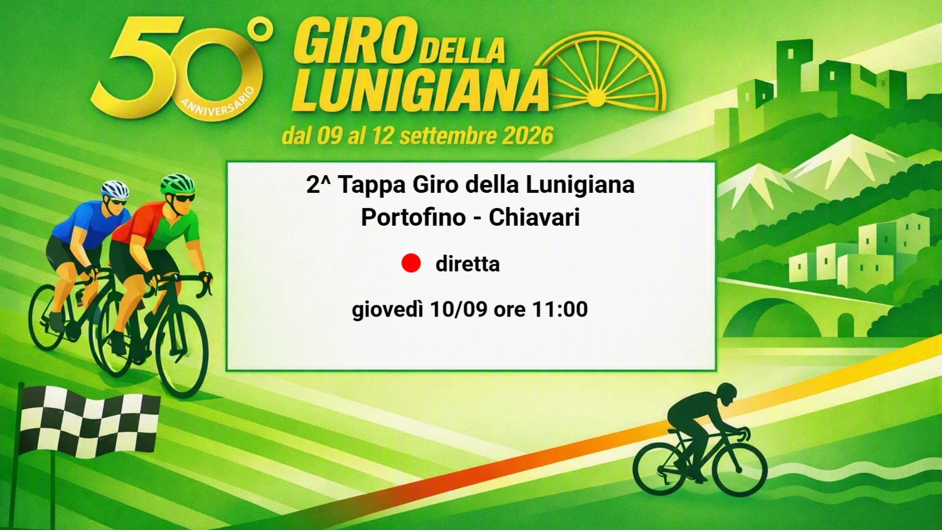 50° Giro della Lunigiana - Tappa 2: Portofino - Chiavari